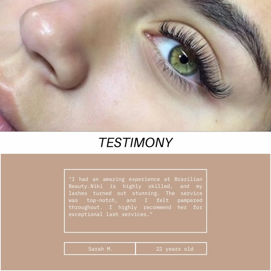 There's nothing like that fresh lash feeling!We're here to make sure you feel confident and gor